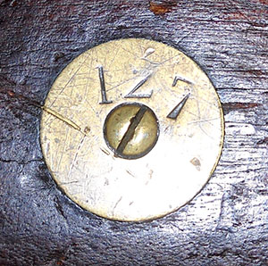 SMLE stock medallion, marked 1Z7